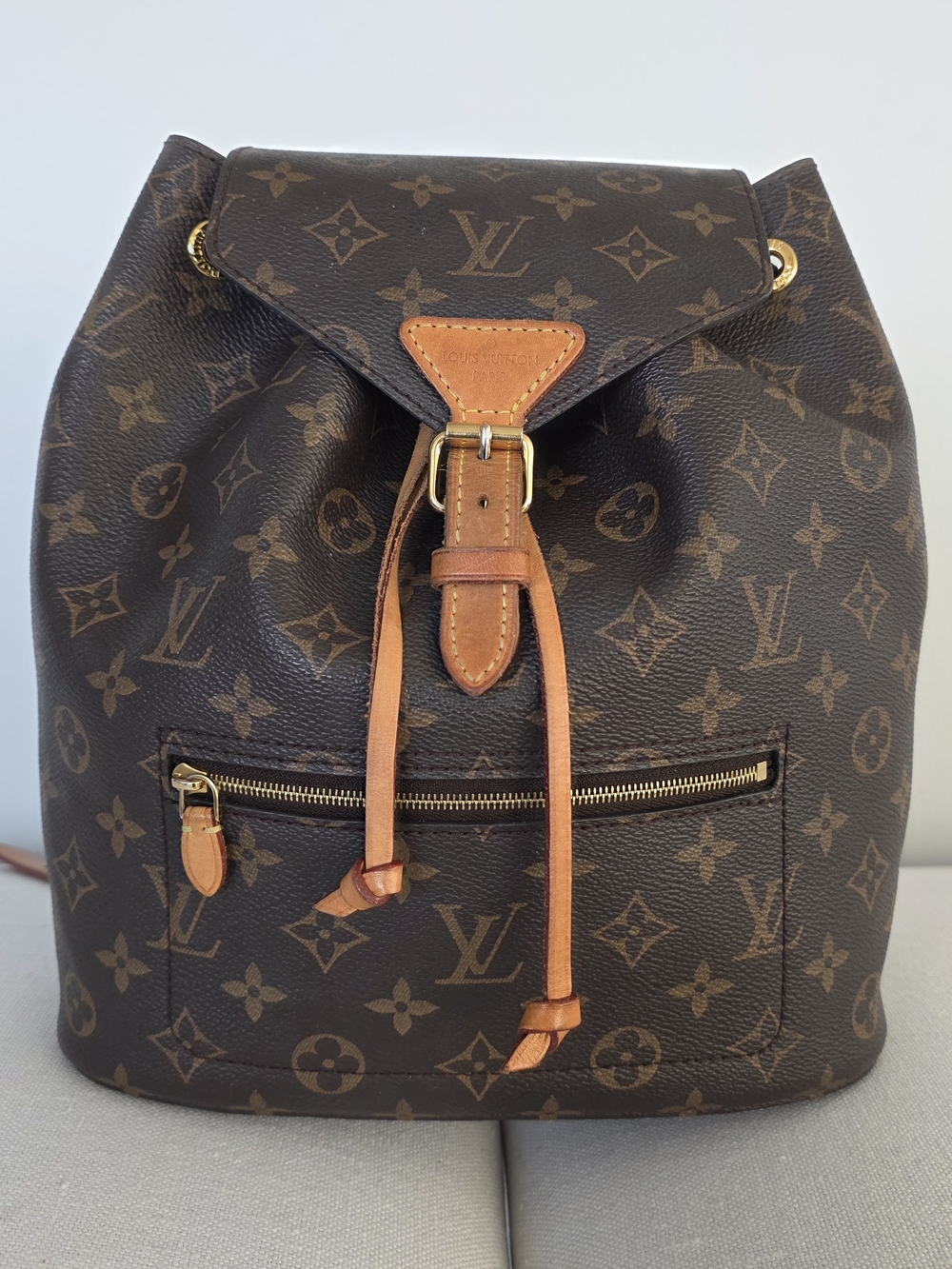 Louis Vuitton Monogram Canvas Backpack - Brown/Tan